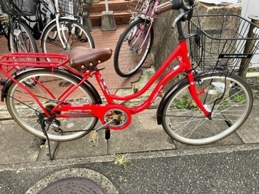 ⭐️人気⭐️ 24インチ自転車 レッドNo.1069