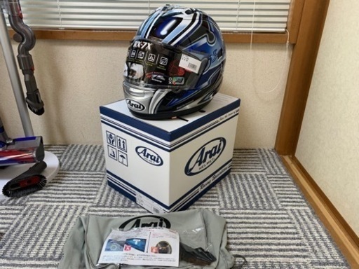 新品未使用　Arai RX-7X ナカノ　中野真矢　手裏剣　Lサイズ