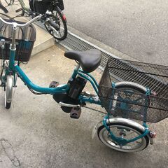 地域限定送料無料　ヤマハ　パスワゴン　新基準　15,4AH　三輪車　2020年　青　アシスタワゴン　ビビライフ　神戸市　電動自転車 地域限定送料無料 ヤマハ パスワゴン 新基準 15,4AH 三輪車 2020年 青