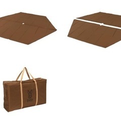 DOD(ディーオーディー) ワンポールテントM 4-5人用  マット、タープ付き