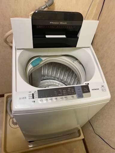 日立全自動洗濯機白い約束　NW-70c