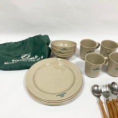 キャンプ用品 サウスフィールド 食器セット