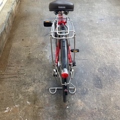 184 ヤマハ新機種電動アシスト自転車pas natura26インチ レッドアルミ