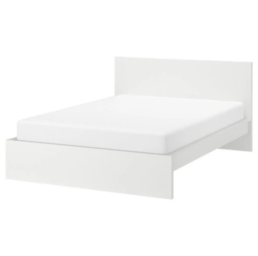 IKEA ベッドフレーム セミダブル (マットレス含む）