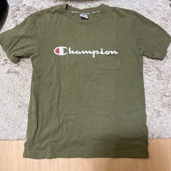 【ネット決済・配送可】Champion カーキシャツ