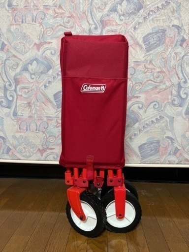 コールマン　アウトドアワゴン　メッシュ　レッド　未使用