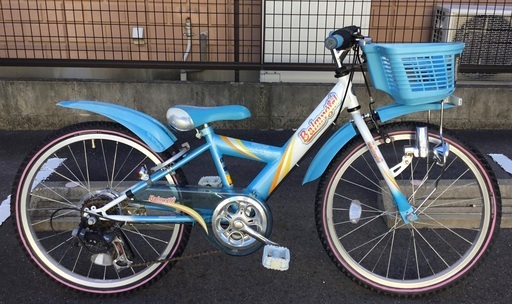 可愛いBalmygirl・バーミガール・20インチ自転車・シマノ6段変速・鍵付