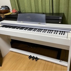 白いCASIO 電子ピアノ PX-735WE 88鍵 Privi...