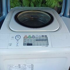 【ジャンク品】SANYO洗濯機。作動はしますが、すすぎ時手動で水...