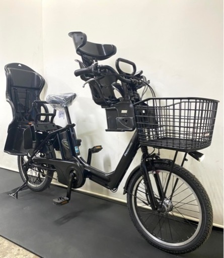 関東全域送料無料　業界最長完全保証　電動自転車　パナソニック　ギュットアニーズ　20インチ 12ah パワフル　黒色　電動アシスト自転車