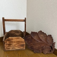 木製　木箱　オブジェ