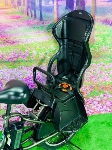 ➃ 5616子供乗せ電動アシスト自転車ヤマハ3人乗り対応20インチ