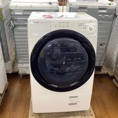 SHARP シャープ ドラム式洗濯乾燥機 ES-S7E-WL 2020年製【トレファク 