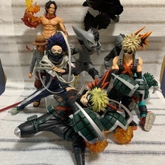 ONEPIECE、ヒロアカ、赤井さんフィギュアセット