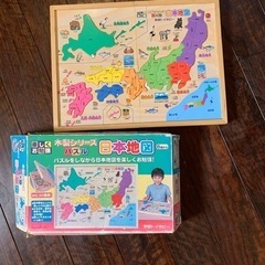 木製パズル　日本地図