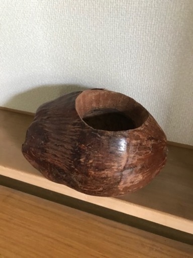 本物のココナッツの置物