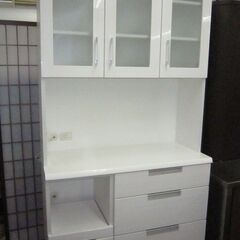 R501 NITORI キッチンボード 食器棚、DAHLIA、幅...