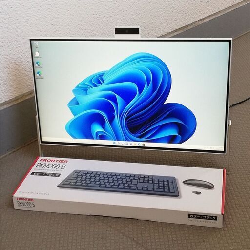 送料無料 日本製 高速SSD フルHD 23.8型ワイド 一体型パソコン 富士通 FH70/E1 中古良品 第8世代 i7-8565U 16GB DVDRW 無線 Windows11 Office