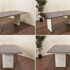 【ヤ取終了7/17】≪yt835ジ≫ arflex/アルフレックス 6人用ダイニングテーブル AFFOGATO/アフォガート 幅190cm 奥行90cm ブランド家具 50721-07