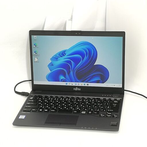 送料無料 日本製 高速SSD 軽量 薄型 フルHD 13.3型 ノートパソコン 富士通 U938/S 中古美品 第7世代 i5 8GB 無線 Windows11 Office済