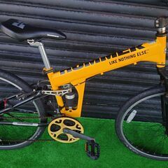 【値下げしました】マウンテンバイク　HUMMER ハマー アルミフレーム　26インチ【引取限定・現状渡し】三重県