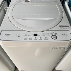 2021年製✩SHARP全自動電気洗濯機6.0kg(ﾟ∀ﾟ)