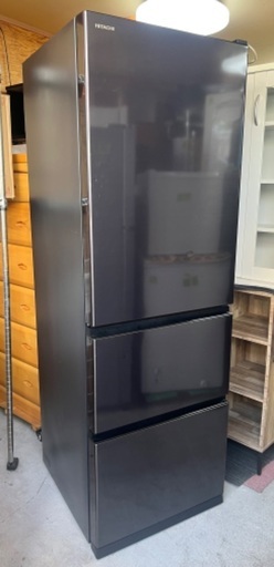 SALE‼️￥49500(税込) 日立ノンフロン冷凍冷蔵庫　R-V38NV(k) 2021年製　375L