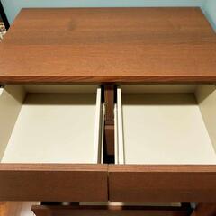 IKEA MALM マルムチェスト（引き出し×6）ブラウン 