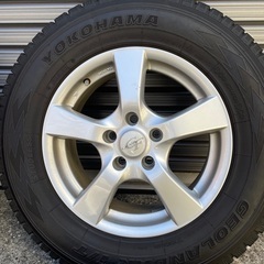 デリカD5純正18インチアルミホイールタイヤ付きと16インチスタッドレスタイヤアルミ付き