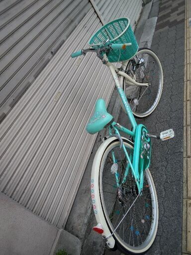 神戸直引取】 エコパル 24子供用自転車 BRIDGESTONE ヘルメット付