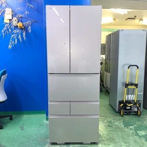 ⭐️TOSHIBA⭐️冷凍冷蔵庫　2020年 551L 自動製氷　観音開き　美品　大阪市近郊配送無料