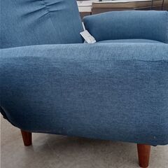 ☆ジモティ割あり☆ ソファー 青 H×D×W クリーニング済み TJ1909