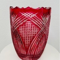 鏡クリスタル　カガミクリスタル　花瓶