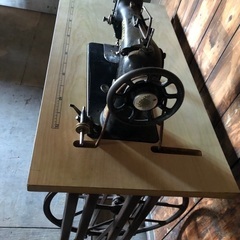 ブラザー　アンティーク　ミシン　足踏みミシン　台付