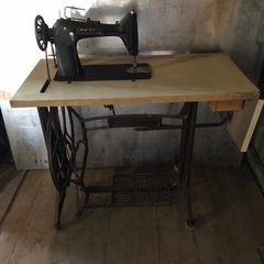 ブラザー アンティーク ミシン 足踏みミシン 台付