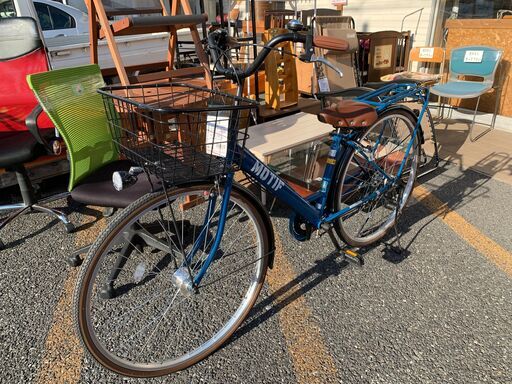 【愛品館江戸川店】丸石サイクル MOTIF V 27インチ　自転車　クラシックブルー　ID:122-043904-007