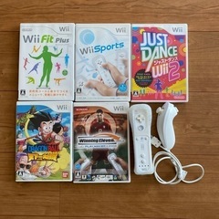 Wii ソフト5枚　リモコンつき