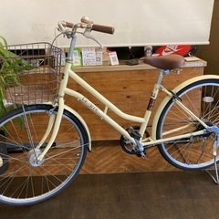 前輪タイヤ・前輪チューブ新品！】LEDオートライト 26インチ自転車