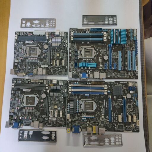 Intel LGA1155 ASUS  ECS ASRock マザーボード 4枚セット まとめ