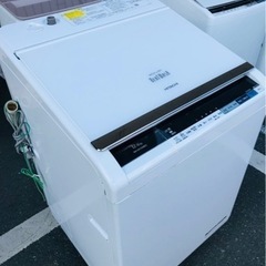 福岡市内配送設置無料 日立 乾燥機能付き洗濯機12kg/6kg BW-DX120BE5