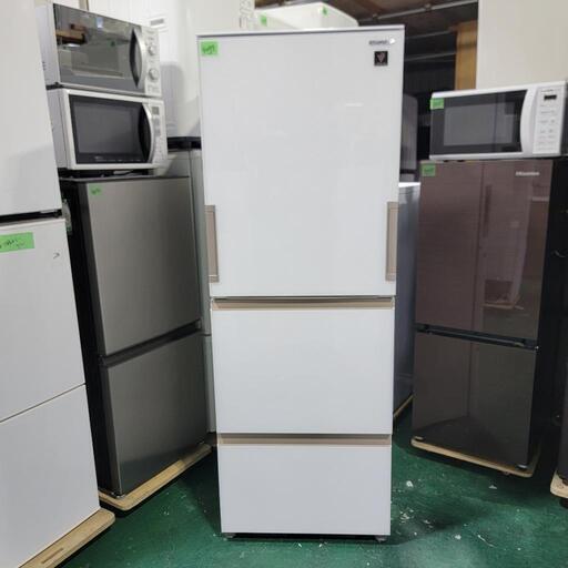 ‍♂️売約済み❌4099‼️お届け\u0026設置は全て0円‼️定価142,780円✨最新2022年製✨最上位プラズマクラスターモデル✨SHARP 350L 3ドア 冷蔵庫 自動製氷つき