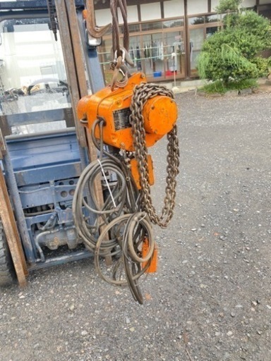 日立電動チェンブロック 2T電動 チェーン ブロック 3相200V ホイスト