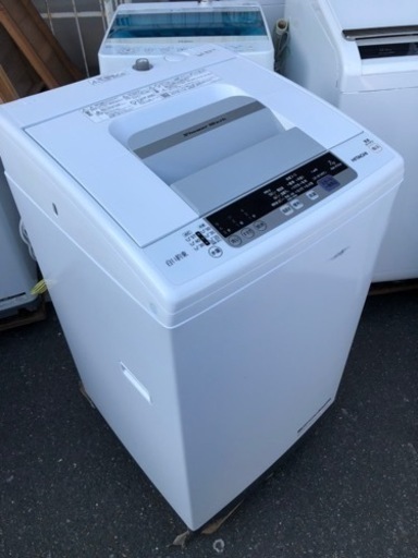 福岡市内配送無料　日立　7kg シャワー浸透洗浄 白い約束 NW-R704