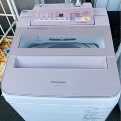 福岡市内配送設置無料 パナソニック 全自動洗濯機 (洗濯7.0kg)(ピンク 