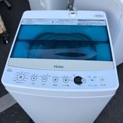 安い・配送可能　ハイアール 4.5kg 全自動洗濯機　ホワイトH...