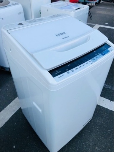 福岡市内配送設置無料　日立　7kg　ビートウォッシュ　洗濯機　BW-V70BE5
