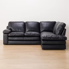 【※9/22まで】ニトリ本革コーナーソファ