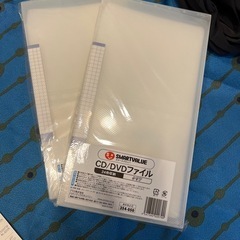 【ジョインテックス】CD/DVDファイル　クリア2冊
