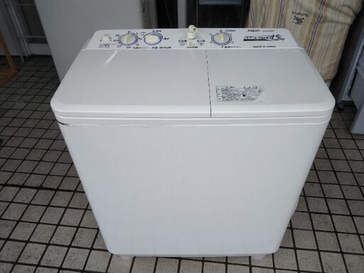 2017年製 ステンレス脱水層  二層式 洗濯機 AQUA 二層式洗濯機