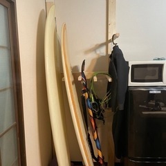 サーフボードラック　突っ張り式　ハンドメイド
